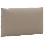 Cojines para palets 3 unidades tela Oxford gris taupé by vidaXL, Cushions for chairs and sofas - Ref: Foro24-315072, Price: 6...