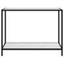 Mesa de consola blanco vidrio templado 100x35x75 cm de vidaXL, Mesas auxiliares - Ref: Foro24-322837, Precio: 77,65 €, Descue...
