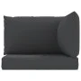 Cojines para palés 3 unidades tela Oxford negro de vidaXL, Cojines para sillas y sofás - Ref: Foro24-315071, Precio: 41,42 €,...