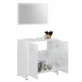 Glossy white plywood bathroom furniture set by vidaXL, Bathroom furniture - Ref: Foro24-802585, Price: 73,17 €, Discount: %
