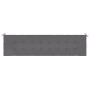 Gartenbankauflage anthrazitgrauer Oxford-Stoff 200x50x3 cm von vidaXL, Kissen für Stühle und Sofas - Ref: Foro24-47612, Preis...