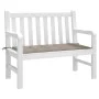 Garden bench cushion taupe gray Oxford fabric 100x50x3 cm by vidaXL, Cushions for chairs and sofas - Ref: Foro24-47621, Price...