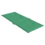 High back garden chair cushion 2 pcs green fabric 120x50x3cm by vidaXL, Cushions for chairs and sofas - Ref: Foro24-43185, Pr...