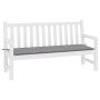 Gartenbankkissen aus Oxford-Stoff grau 200x50x3 cm von vidaXL, Kissen für Stühle und Sofas - Ref: Foro24-47607, Preis: 28,50 ...