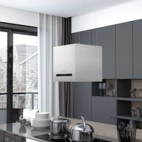 Hanging touch LCD stainless steel extractor hood 37 cm by vidaXL, Extractors - Ref: Foro24-51019, Price: 204,05 €, Discount: %