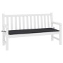 Oxford Stoff Gartenbank Kissen schwarz 200x50x3 cm von vidaXL, Kissen für Stühle und Sofas - Ref: Foro24-47613, Preis: 30,40 ...