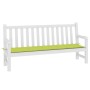 Gartenbankkissen aus hellgrünem Oxford-Stoff 150x50x3 cm. von vidaXL, Kissen für Stühle und Sofas - Ref: Foro24-314088, Preis...