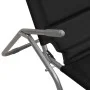 Tumbona plegable 2 uds textilene acero con recubrimiento negro de vidaXL, Tumbonas - Ref: Foro24-312475, Precio: 156,78 €, De...