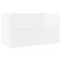 Glossy white engineered wood cabinet with sink by vidaXL, bathroom vanities - Ref: Foro24-3071555, Price: 207,33 €, Discount: %