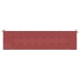 Gartenbankauflage Oxford-Stoff rot rot 200x50x3 cm von vidaXL, Kissen für Stühle und Sofas - Ref: Foro24-314098, Preis: 28,33...