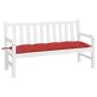 Gartenbankauflage Oxford-Stoff rot 150x50x7 cm von vidaXL, Kissen für Stühle und Sofas - Ref: Foro24-314962, Preis: 32,37 €, ...