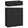 Anthracite gray steel planter office cabinet 90x40x125 cm by vidaXL, Lockers and storage cabinets - Ref: Foro24-3095269, Pric...