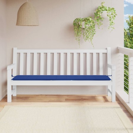 Gartenbankauflage Oxford-Stoff blau 200x50x3 cm von vidaXL, Kissen für Stühle und Sofas - Ref: Foro24-314099, Preis: 23,99 €,...