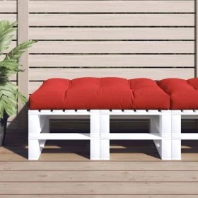Red fabric pallet sofa cushion 120x80x12 cm by vidaXL, Cushions for chairs and sofas - Ref: Foro24-314418, Price: 42,53 €, Di...