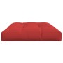 Paletten-Sofakissen aus rotem Stoff, 120 x 80 x 12 cm von vidaXL, Kissen für Stühle und Sofas - Ref: Foro24-314418, Preis: 43...