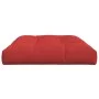Paletten-Sofakissen aus rotem Stoff, 120 x 80 x 12 cm von vidaXL, Kissen für Stühle und Sofas - Ref: Foro24-314418, Preis: 43...