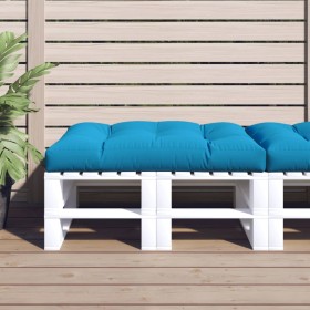 Blue fabric pallet sofa cushion 120x80x12 cm by vidaXL, Cushions for chairs and sofas - Ref: Foro24-314416, Price: 49,22 €, D...