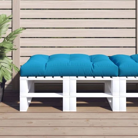 Blue fabric pallet sofa cushion 120x80x12 cm by vidaXL, Cushions for chairs and sofas - Ref: Foro24-314416, Price: 43,97 €, D...