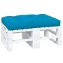 Blue fabric pallet sofa cushion 120x80x12 cm by vidaXL, Cushions for chairs and sofas - Ref: Foro24-314416, Price: 43,97 €, D...
