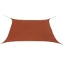 Toldo de vela cuadrado tela Oxford terracota 3,6x3,6 m de vidaXL, Sombrillas - Ref: Foro24-42307, Precio: 44,00 €, Descuento: %