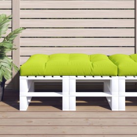 Cojín para sofá de palets de tela verde claro 120x80x12 cm