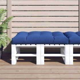 Blue fabric pallet sofa cushion 120x80x12 cm by vidaXL, Cushions for chairs and sofas - Ref: Foro24-314419, Price: 40,89 €, D...