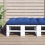 Cojín para sofá de palets de tela azul 120x80x12 cm de vidaXL, Cojines para sillas y sofás - Ref: Foro24-314419, Precio: 43,1...