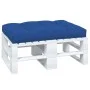 Blue fabric pallet sofa cushion 120x80x12 cm by vidaXL, Cushions for chairs and sofas - Ref: Foro24-314419, Price: 40,89 €, D...