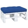 Cojín para sofá de palets de tela azul 120x80x12 cm de vidaXL, Cojines para sillas y sofás - Ref: Foro24-314419, Precio: 49,9...