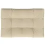 Cojín para sofá de palets de tela beige 120x80x12 cm by vidaXL, Cushions for chairs and sofas - Ref: Foro24-314415, Price: 52...