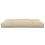 Cojín para sofá de palets de tela beige 120x80x12 cm by vidaXL, Cushions for chairs and sofas - Ref: Foro24-314415, Price: 52...