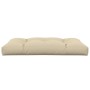 Cojín para sofá de palets de tela beige 120x80x12 cm by vidaXL, Cushions for chairs and sofas - Ref: Foro24-314415, Price: 61...