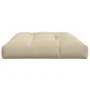 Cojín para sofá de palets de tela beige 120x80x12 cm by vidaXL, Cushions for chairs and sofas - Ref: Foro24-314415, Price: 52...
