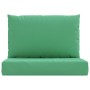 Cojines para palets 2 unidades tela Oxford verde de vidaXL, Cojines para sillas y sofás - Ref: Foro24-315057, Precio: 35,96 €