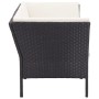 8-teiliges Gartenmöbel-Set und schwarze synthetische Rattankissen von vidaXL, Gartensets - Ref: Foro24-48952, Preis: 641,18 €...