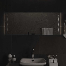 Espejo de baño con LED 100x40 cm
