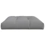 Cushion for pallet furniture gray fabric 120x80x12 cm by vidaXL, Cushions for chairs and sofas - Ref: Foro24-41511, Price: 58...
