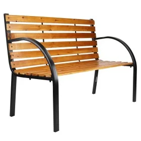 HI Brown park bench 122x60x81 cm by HI, garden benches - Ref: Foro24-435289, Price: 109,53 €, Discount: %