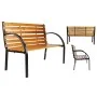 HI Banco de parque marrón 122x60x81 cm de HI, Bancos de jardín - Ref: Foro24-435289, Precio: 109,38 €, Descuento: %