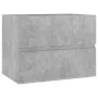 Concrete gray engineered wood cabinet with sink by vidaXL, bathroom vanities - Ref: Foro24-3071544, Price: 153,04 €, Discount: %