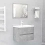 Concrete gray engineered wood cabinet with sink by vidaXL, bathroom vanities - Ref: Foro24-3071544, Price: 153,04 €, Discount: %