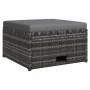 4-teiliges Gartenmöbel-Set und graue synthetische Rattankissen von vidaXL, Gartensets - Ref: Foro24-48145, Preis: 512,85 €, R...