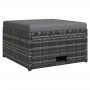 4-teiliges Gartenmöbel-Set und graue synthetische Rattankissen von vidaXL, Gartensets - Ref: Foro24-48145, Preis: 470,02 €, R...