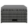 4-teiliges Gartenmöbel-Set und graue synthetische Rattankissen von vidaXL, Gartensets - Ref: Foro24-48145, Preis: 512,85 €, R...