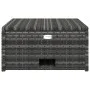 4-teiliges Gartenmöbel-Set und graue synthetische Rattankissen von vidaXL, Gartensets - Ref: Foro24-48145, Preis: 512,85 €, R...