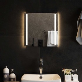 Espejo de baño con LED 40x40 cm