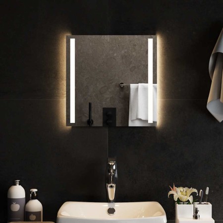 Espejo de baño con LED 40x40 cm