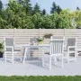 Gartenstuhlkissen niedrige Rückenlehne 4 Stück grauer Oxford-Stoff von vidaXL, Kissen für Stühle und Sofas - Ref: Foro24-4755...