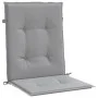Garden chair cushion low backrest 4 pcs gray Oxford fabric by vidaXL, Cushions for chairs and sofas - Ref: Foro24-47551, Pric...