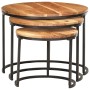 Stackable tables 3 units solid acacia wood by vidaXL, Coffee table - Ref: Foro24-286185, Price: 99,09 €, Discount: %